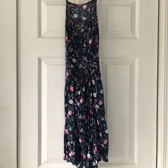 Floral Navy Blue Dress - Picture 2 of 2